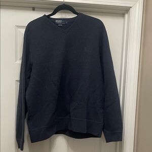Polo Ralph Lauren Dark Blue V-Neck Sweater